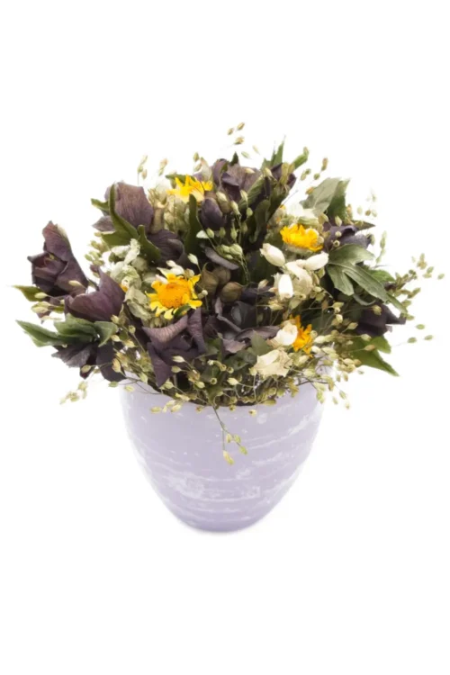 Gesteck in Wachsschale